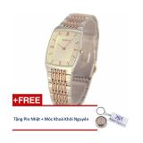 Đồng hồ nữ dây inox Wilon 91KCN9 + Tặng pin và móc khoá Khôi Nguyên