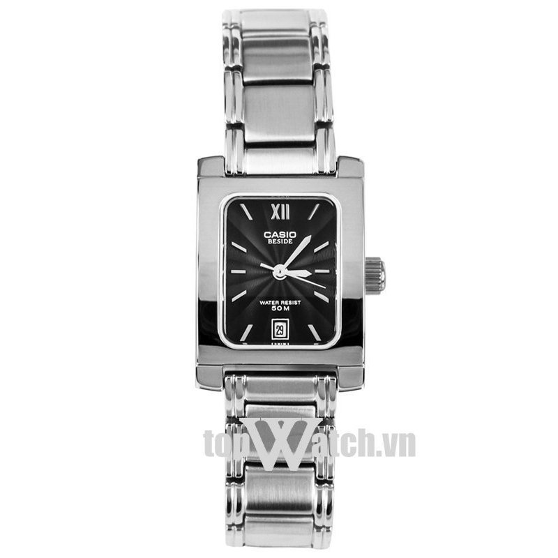 Nơi bán Đồng hồ nữ dây kim loại Casio BEL-100D-1AVDF(Mặt Đen)