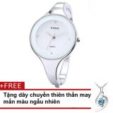 Đồng hồ nữ dây kim loại kimio k2682l-s01 + tặng kèm dây chuyền