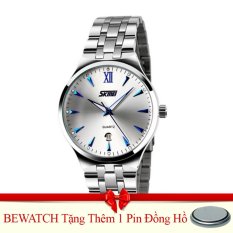 Bảng Giá Đồng hồ nữ dây kim loại SKMEI 0511.08NA (Trắng) + Tặng Kèm 01 Viên Pin   Be.Watch (Hà Nội)