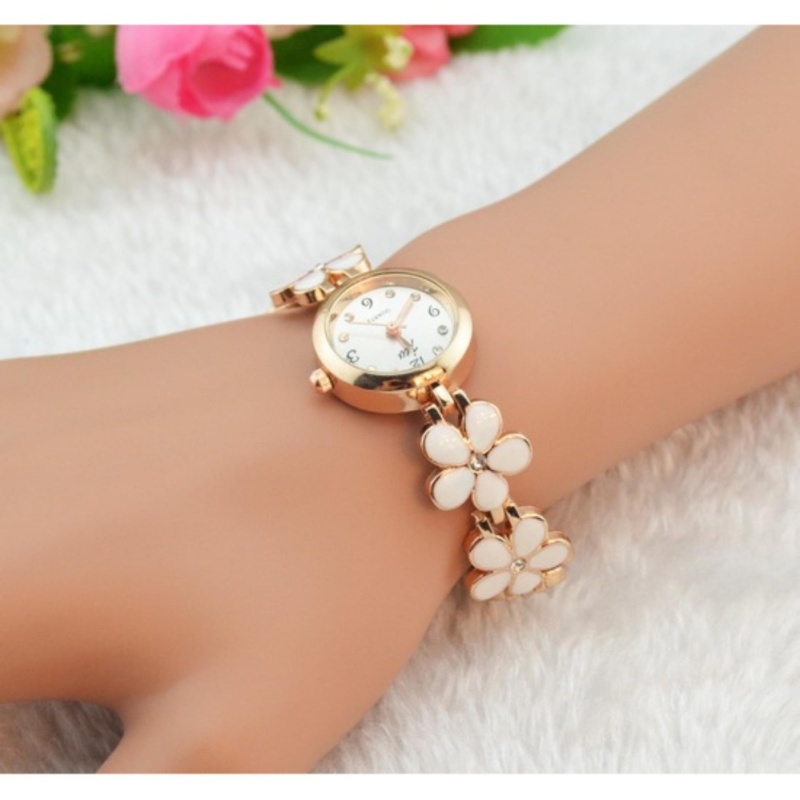 Nơi bán Đồng hồ nữ dây kim loại thời trang vàng gold 1953( vàng)