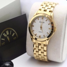Giá Sốc Đồng hồ nữ Halei 501 dây thép mặt trắng chống nước – N1736   tpshop