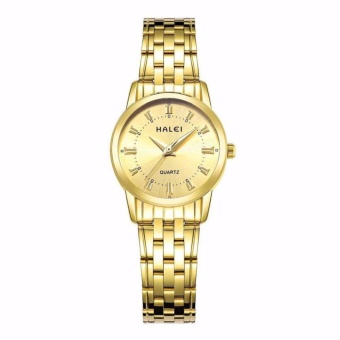 Đồng hồ nữ Halei 552 mặt vàng chống nước  
