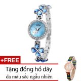 Đồng hồ nữ Kimio Ba Lá Xanh + Tặng một đồng hồ dây da bất kỳ