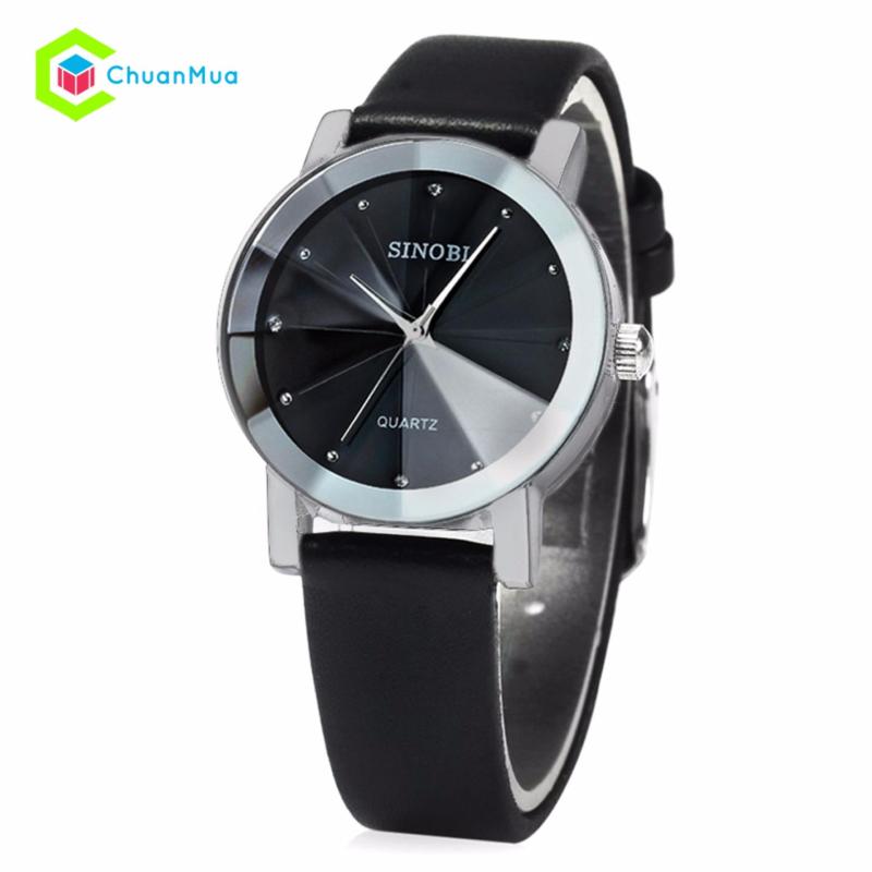 Nơi bán Đồng hồ Nữ Sinobi dây da DHA352-D1197 - Đen