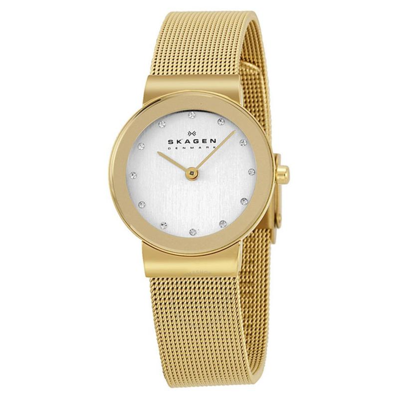 Đồng hồ nữ Skagen Freja, vỏ vàng Gold, mặt trắng- 26mm-358SGGD bán chạy
