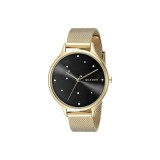 Đồng hồ nữ skagen skw2385, màu vàng, mặt đen, size 30mm