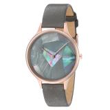 Đồng hồ nữ skagen skw2390, màu vàng hồng, mặt khảm xà cừ + đá, size 34mm, dây da