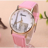 Đồng Hồ Nữ Thời trang Tháp NK001 - Màu hồng đính đá