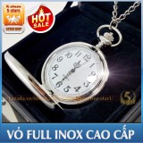 Đồng hồ quả quýt INOX trơn : Thiết kế hoài cổ  - Lịch Sự - Quý Phái