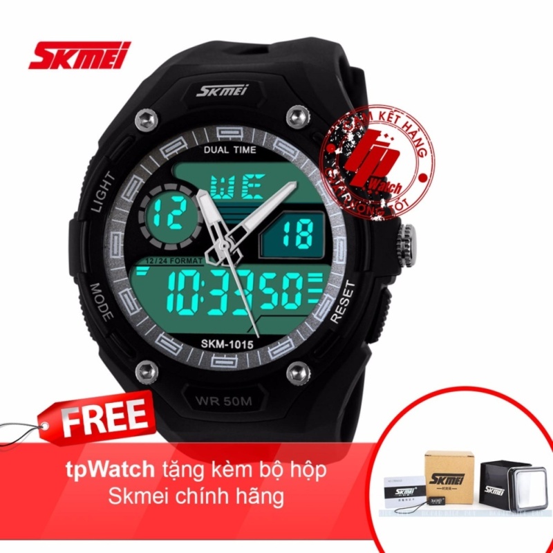Đồng hồ thể thao nam Skmei 1015 + Hộp đồng hồ Skmei- Chống nước cực tốt - .1224 bán chạy