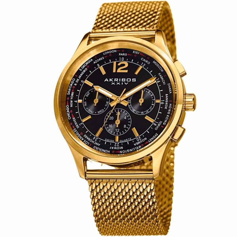 Nơi bán Đồng hồ thời trang Thụy Sĩ cao cấp Akribos XXIV "Explorer" - Mặt 42mm