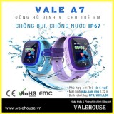 Đồng hồ thông minh trẻ em vale a7 bằng lăng tím 6875