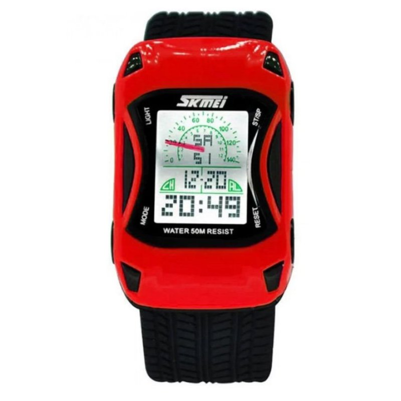Đồng hồ trẻ em hình xe hơi Skmei 0961 (Xanh) bán chạy