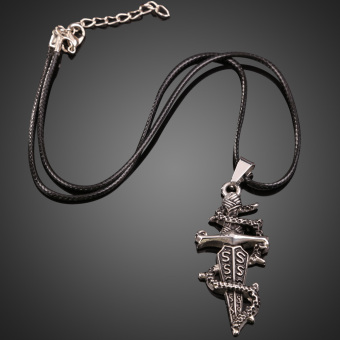 Dragon Sword Pendant Necklace Boy Man Jewelry Titanium Steel  