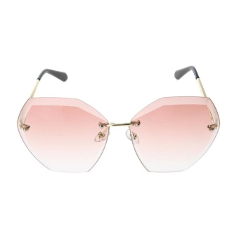 Fashion Ocean without Borders Gradient Sunglasses(Pink)-one size - intl  