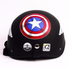 Hàng công ty : Mũ phượt Captain American kèm mui