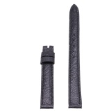 Hl8417 - dây đồng hồ huy hoàng da đà điểu màu đen