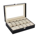 Hộp đựng đồng hồ đeo tay 12 ngăn bọc da cao cấp