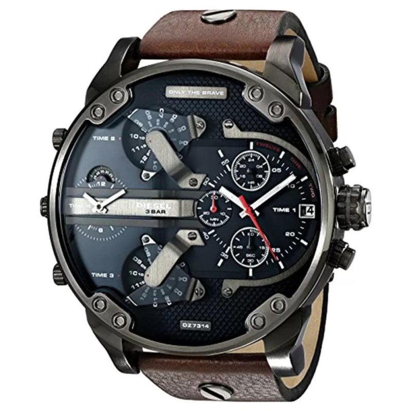 Nơi bán JOOX 2017 New Year DZ7314 The Daddies Series Stainless Steel Watch
With Brown Leather Band - intl