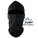 Khăn Trùm Đầu Ninja Màu Đen, Kiểu Dáng Năng Động Trẻ Trung, Chất Liệu Vải Thun Lạnh 100% Poleyeste Thoáng Mát, Co Giãn Tốt