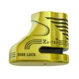 Ổ khóa đĩa xe máy Z-Con Ze-Top màu vàng đồng - LUTO SHOP