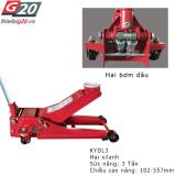 Kích cá sấu thân mỏng 3 tấn fhm kydl3, 70-510mm, 2 piston