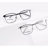 Kính Kim loại gọng mảnh - mắt vuông (ĐEN)