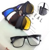 Kính mát đa tròng 5 trong 1, Tặng bao da đựng kính (2202A)