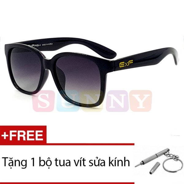 Giá bán Kính mát  Exfash SN-EF5751  001 + Tặng 1 bộ tua vít sửa kính