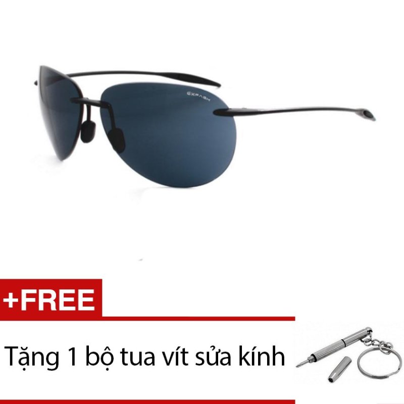 Giá bán Kính mát nam Exfash EF0793 191 (Đen) + Tặng 1 bộ tua vít sửa kính