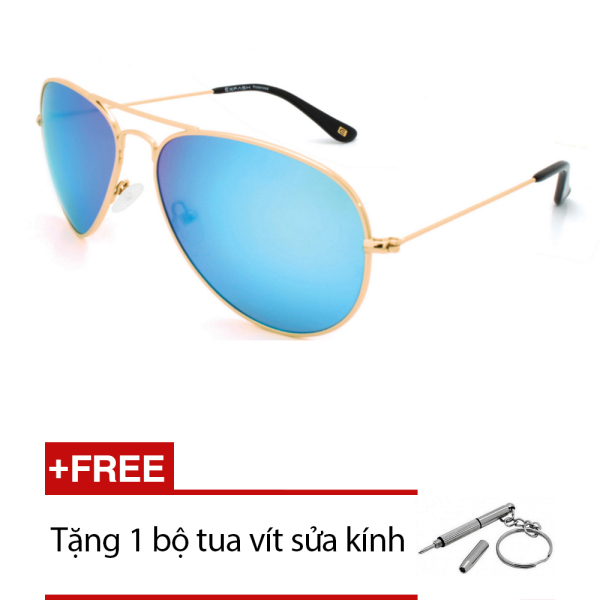 Giá bán Kính mát nam Exfash EF4025 C11 (tráng thủy xanh) + Tặng 1 bộ tua vít sửa kính