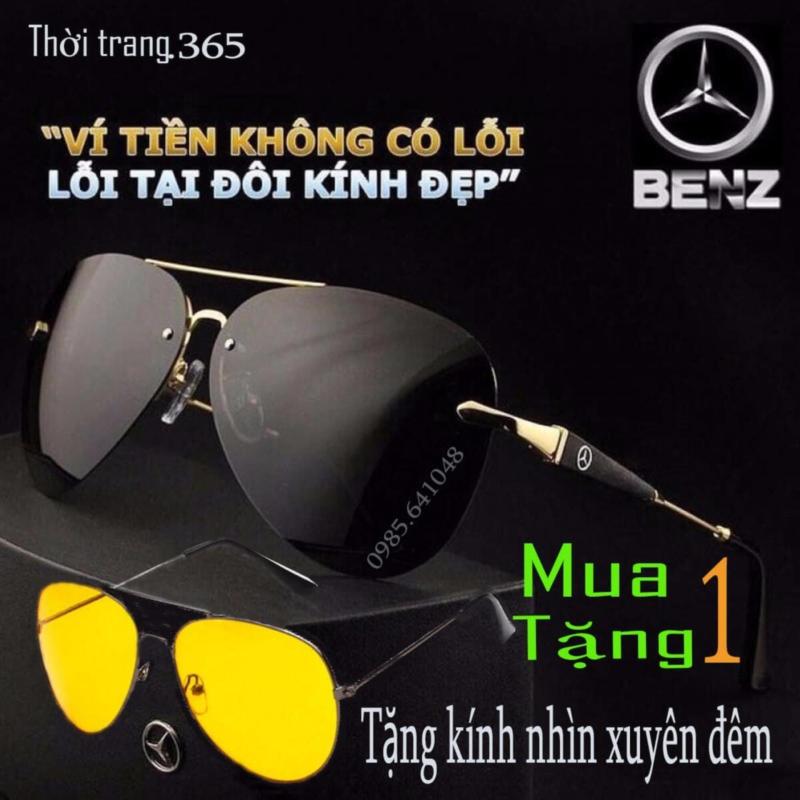 Giá bán KÍNH MẮT NAM MERCEDES BENZ TẶNG KÍNH XUYÊN ĐÊM