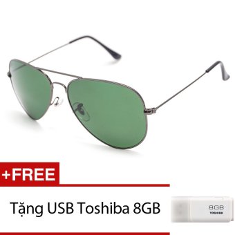 Kính mát nam MKH 3026 (Đen) + Tặng 1 USB Toshiba 8GB  