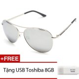 Kính mát nam mkh 7011 . + tặng 1 usb toshiba 8gb