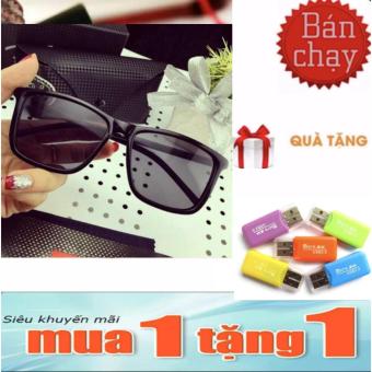 Kính mát tây unisex + tặng đầu đọc thẻ nhớ  