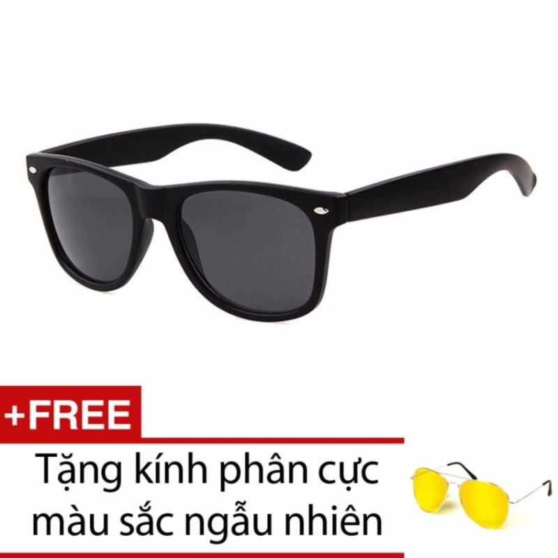 Giá bán Kính mát unisex kiểu dáng thể thao K11 (Đen) + Tặng 1 kính phân cực