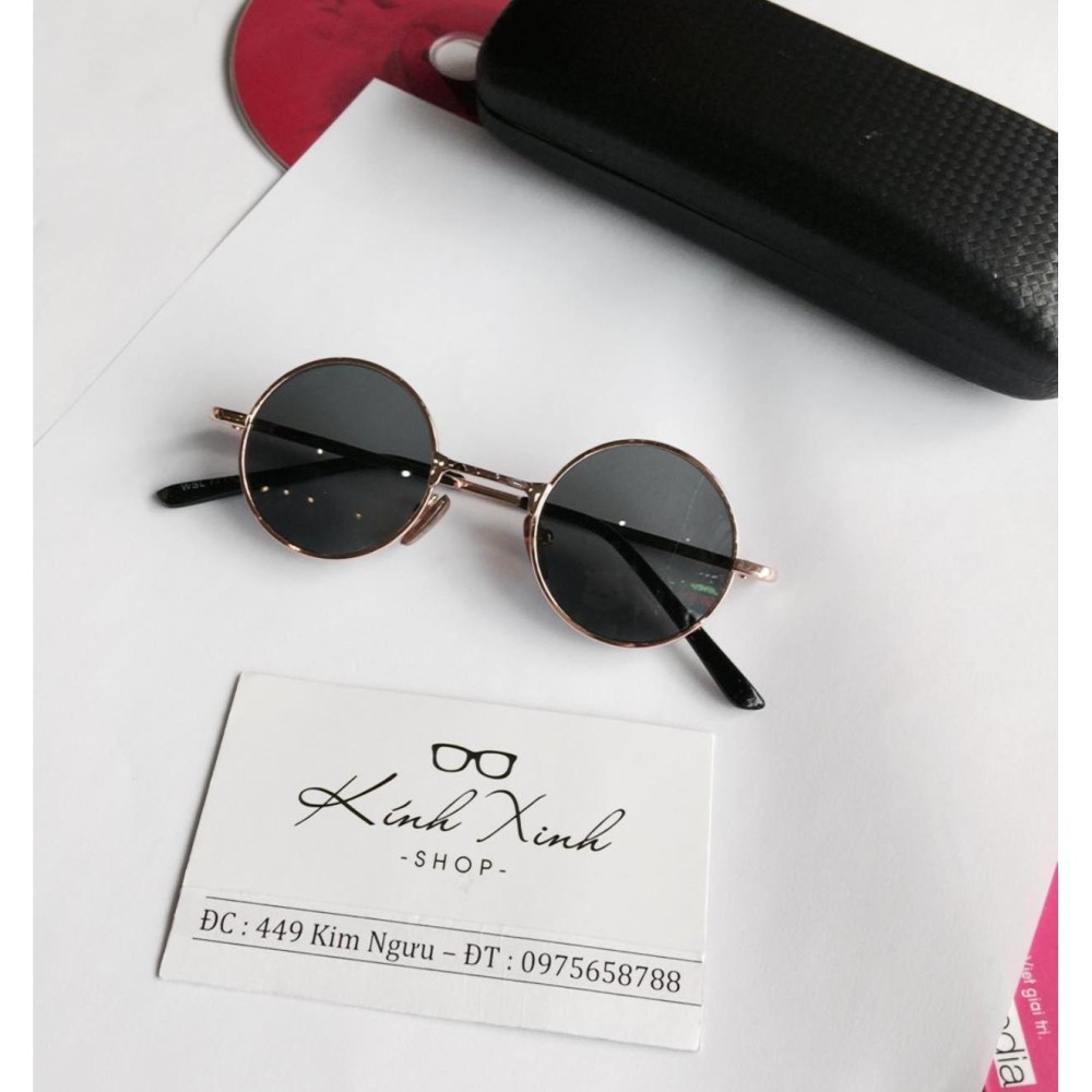 Kính râm mắt tròn thầy bói thời trang