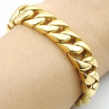 Lắc tay nam,vòng tay nam mạ vàng 24k ITALY cao cấp công nghệ mới sang trọng