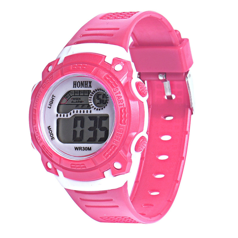 LED Digital Electronic Multifunction Waterproof Children Watch (Hot
Pink) - intl bán chạy