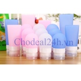 Lọ chiết mỹ phẩm xà phồng silicon du lịch 80ml