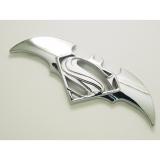 Lô Gô Avengers Superman Batman chiến tranh dán bat xe dán sticker dán xe ô tô (Bạc)