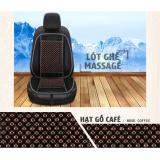 Lót ghế Massage hạt gỗ café cho ô tô
