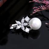EROPI -Mặt dây chuyền bạc ngọc trai Flower