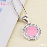 Mặt dây chuyền nữ trang sức bạc Ý S925 Bạc Xinh - Hình tròn ZP051