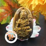 Mặt dây chuyền phật bản mệnh phổ hiền bồ tát mắt hổ vàng