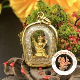 Mặt dây chuyền tứ diện phật thái lan mạ vàng