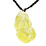 Mặt dây chuyền tỳ hưu đá thạch anh Gemstone Bank