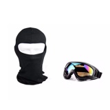 Mắt Kính Đi Phượt Chống Bụi và Tia UV kèm Mũ trùm đầu ninja hở mắt đa năng đi phượt