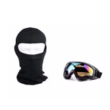 Mắt Kính Đi Phượt Chống Bụi và Tia UV kèm Mũ trùm đầu ninja hở mắt đa năng đi phượt